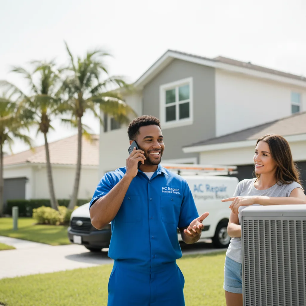 AC Repair Pompano Beach customer support in Glen Alpine